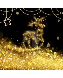 Christmas Reindeer Light Spot Computer Printed Photography Backdrop ABD-831