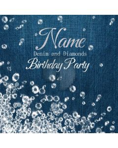 Denim Diamonds Computer Printed Photography Backdrop ABD-838