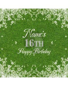 Grass Dewdrop Birthday Computer Printed Photography Backdrop ABD-855