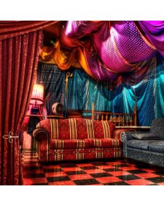 Sofa Light Floor Computer Printed Photography Backdrop ABD-863