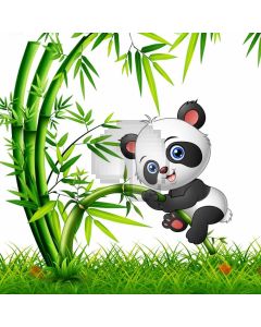 Bamboo Animal Grassland Computer Printed Photography Backdrop ABD-892