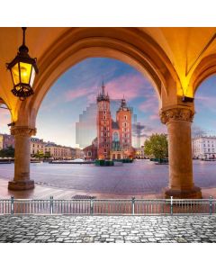 Arch Pillar City Computer Printed Photography Backdrop ABD-896