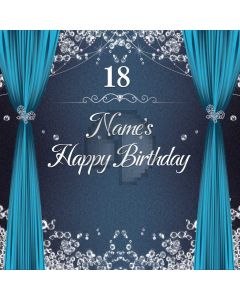 Birthday Diamonds 18 Computer Printed Photography Backdrop ABD-922