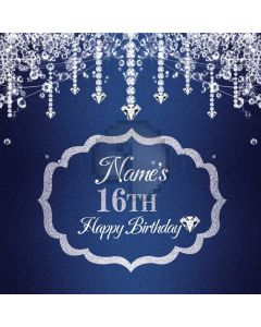 Birthday Denim Diamond Computer Printed Photography Backdrop ABD-927