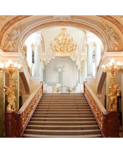 Stairs Light Palace Computer Printed Photography Backdrop ABD-936