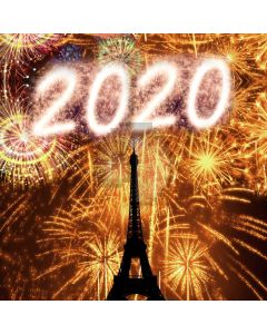 New Year Tower 2020 Computer Printed Photography Backdrop ABD-956