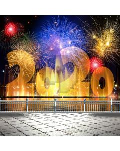 New Year 2020 Happy Computer Printed Photography Backdrop ABD-969
