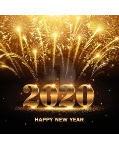 2020 Crackers New Year Computer Printed Photography Backdrop ABD-976