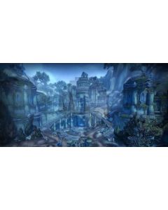 House Trree Dark Computer Printed Dance Recital Scenic Backdrop ACP-1061