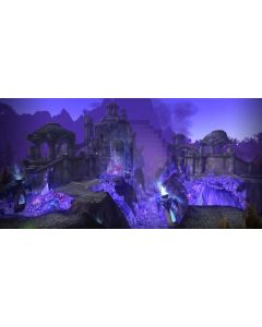 Purple Tree Architecture Computer Printed Dance Recital Scenic Backdrop ACP-1064