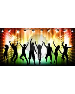 Light People Computer Printed Dance Recital Scenic Backdrop ACP-1082
