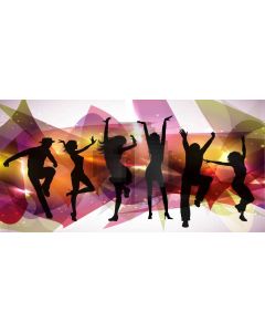 Light Joy People Computer Printed Dance Recital Scenic Backdrop ACP-1098