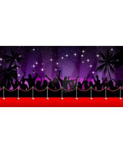 Star Red Carpet Pillar Computer Printed Dance Recital Scenic Backdrop ACP-1106