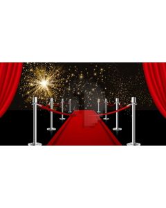 Pillar Curtain Star Computer Printed Dance Recital Scenic Backdrop ACP-1110