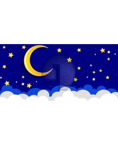 Moon Star Computer Printed Dance Recital Scenic Backdrop ACP-1129