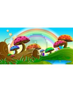 Star Grass Computer Printed Dance Recital Scenic Backdrop ACP-1151