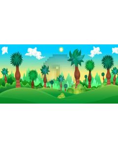 Tree Hill Computer Printed Dance Recital Scenic Backdrop ACP-1152