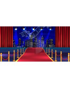 Building Carpet Pillar Night Film Computer Printed Dance Recital Scenic Backdrop ACP-1170