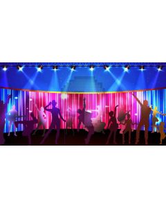 Satge Light Computer Printed Dance Recital Scenic Backdrop ACP-1176