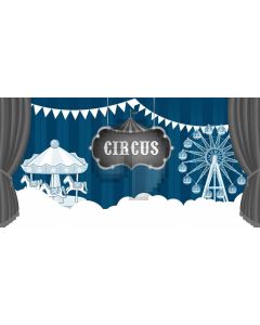 Circus Horse Computer Printed Dance Recital Scenic Backdrop ACP-1180