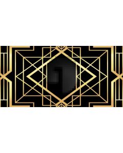 Geometric Figure Golden Computer Printed Dance Recital Scenic Backdrop ACP-1185