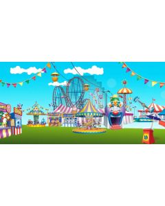Flag Whirligig Computer Printed Dance Recital Scenic Backdrop ACP-1189