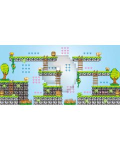 Tree Ladder Computer Printed Dance Recital Scenic Backdrop ACP-1190