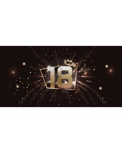 Number Lights Computer Printed Dance Recital Scenic Backdrop ACP-1196