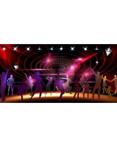 Stage Lights Computer Printed Dance Recital Scenic Backdrop ACP-1202