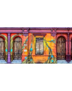 Building Color Computer Printed Dance Recital Scenic Backdrop ACP-1213