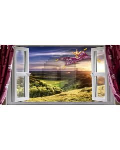Door Kite Computer Printed Dance Recital Scenic Backdrop ACP-1227