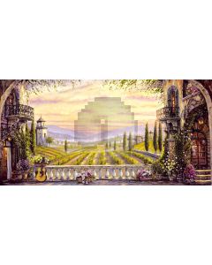 Beauty Farm Computer Printed Dance Recital Scenic Backdrop ACP-016