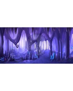 purple  place Computer Printed Dance Recital Scenic Backdrop ACP-207