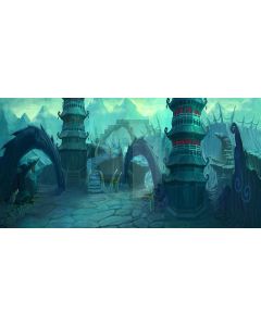 Fantasy land Computer Printed Dance Recital Scenic Backdrop ACP-211