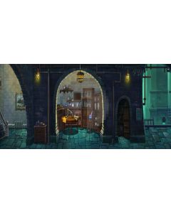 separate rooms Computer Printed Dance Recital Scenic Backdrop ACP-230