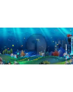 Rich sea Computer Printed Dance Recital Scenic Backdrop ACP-235