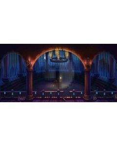 dark area Computer Printed Dance Recital Scenic Backdrop ACP-261