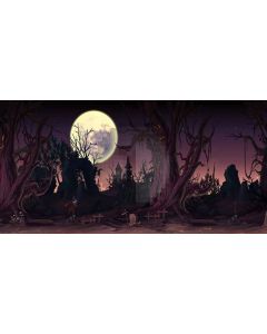 Thriller night Computer Printed Dance Recital Scenic Backdrop ACP-283