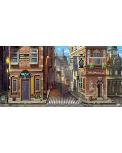 Leisure Area Computer Printed Dance Recital Scenic Backdrop ACP-286