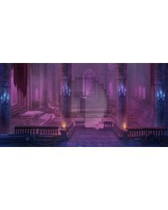Purple Haze Computer Printed Dance Recital Scenic Backdrop ACP-288
