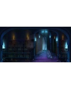 Dropped books Computer Printed Dance Recital Scenic Backdrop ACP-297