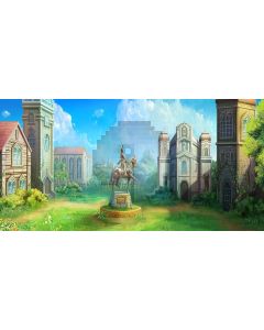 Contracted house Computer Printed Dance Recital Scenic Backdrop ACP-300