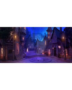 The dead of night Computer Printed Dance Recital Scenic Backdrop ACP-312