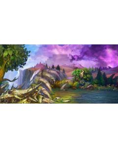 The Natural World Computer Printed Dance Recital Scenic Backdrop ACP-336