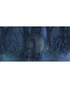 loneliness forest Computer Printed Dance Recital Scenic Backdrop ACP-383