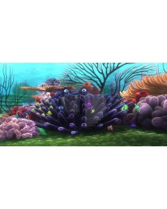 sea plants Computer Printed Dance Recital Scenic Backdrop ACP-438
