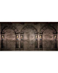 brick wall Computer Printed Dance Recital Scenic Backdrop ACP-439