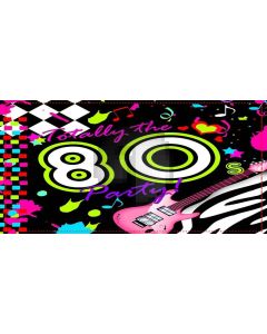 80 years party Computer Printed Dance Recital Scenic Backdrop ACP-440