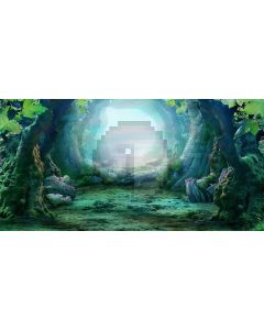 Light Of Woods Computer Printed Dance Recital Scenic Backdrop ACP-441