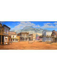 Quiet town Computer Printed Dance Recital Scenic Backdrop ACP-451